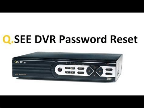 Default IP camera password list. . Qsee nvr factory reset